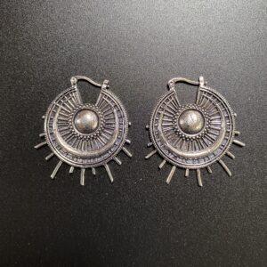 boucle oreilles plaqué argent 18