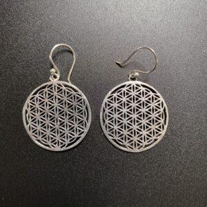 boucle oreilles plaqué argent 19