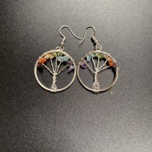 boucle oreilles plaqué argent 22