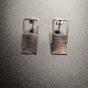 boucle oreilles plaqué argent 23