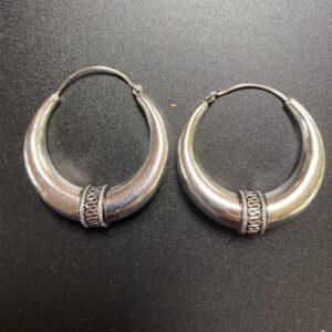 boucle oreilles plaqué argent 30
