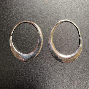 boucle oreilles plaqué argent 34