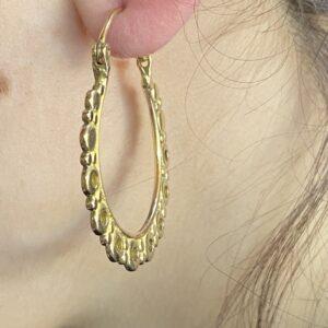 boucles d'oreilles laiton 45 2
