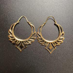 boucles oreilles laiton 15