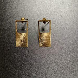 boucles oreilles laiton 24