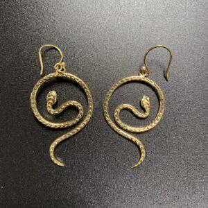 boucles oreilles laiton 32
