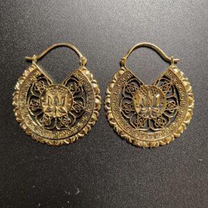 boucles oreilles laiton 42