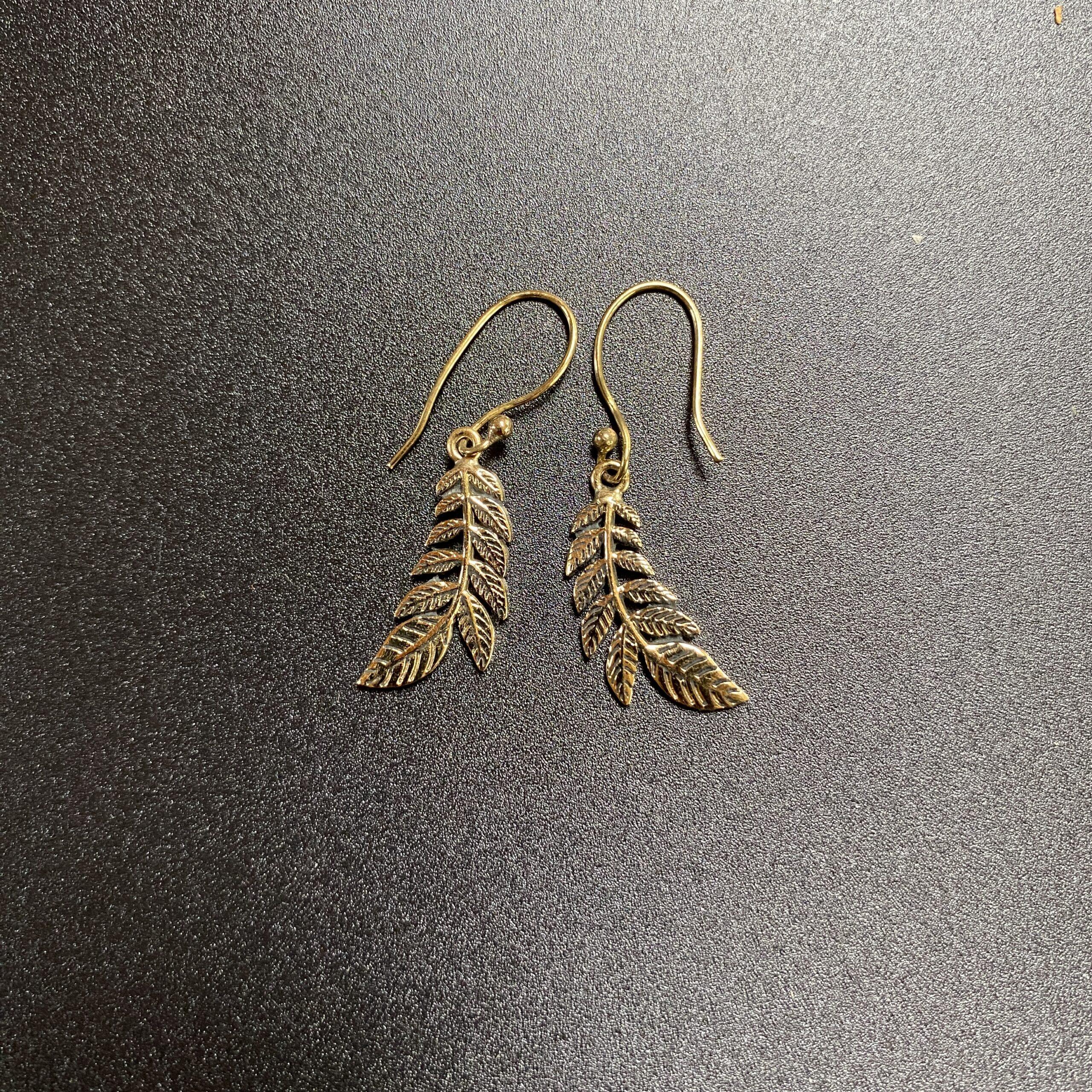 boucles oreilles laiton 50