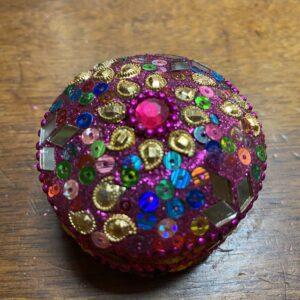 boites glitter rose moyenne