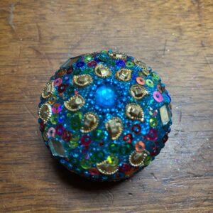boites glitter turquoise petite