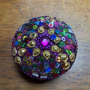 boites glitter violet moyenne
