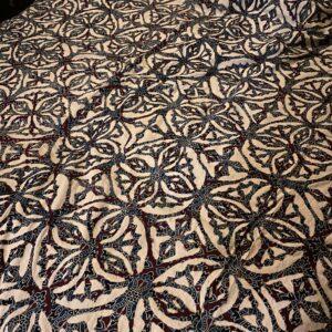 couvre lit en applique hand block print 3