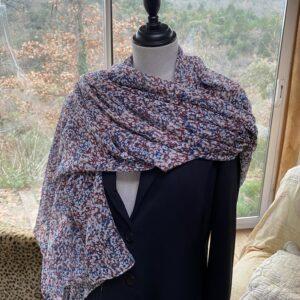 etole pareo polycoton blanc marine bordeaux 3