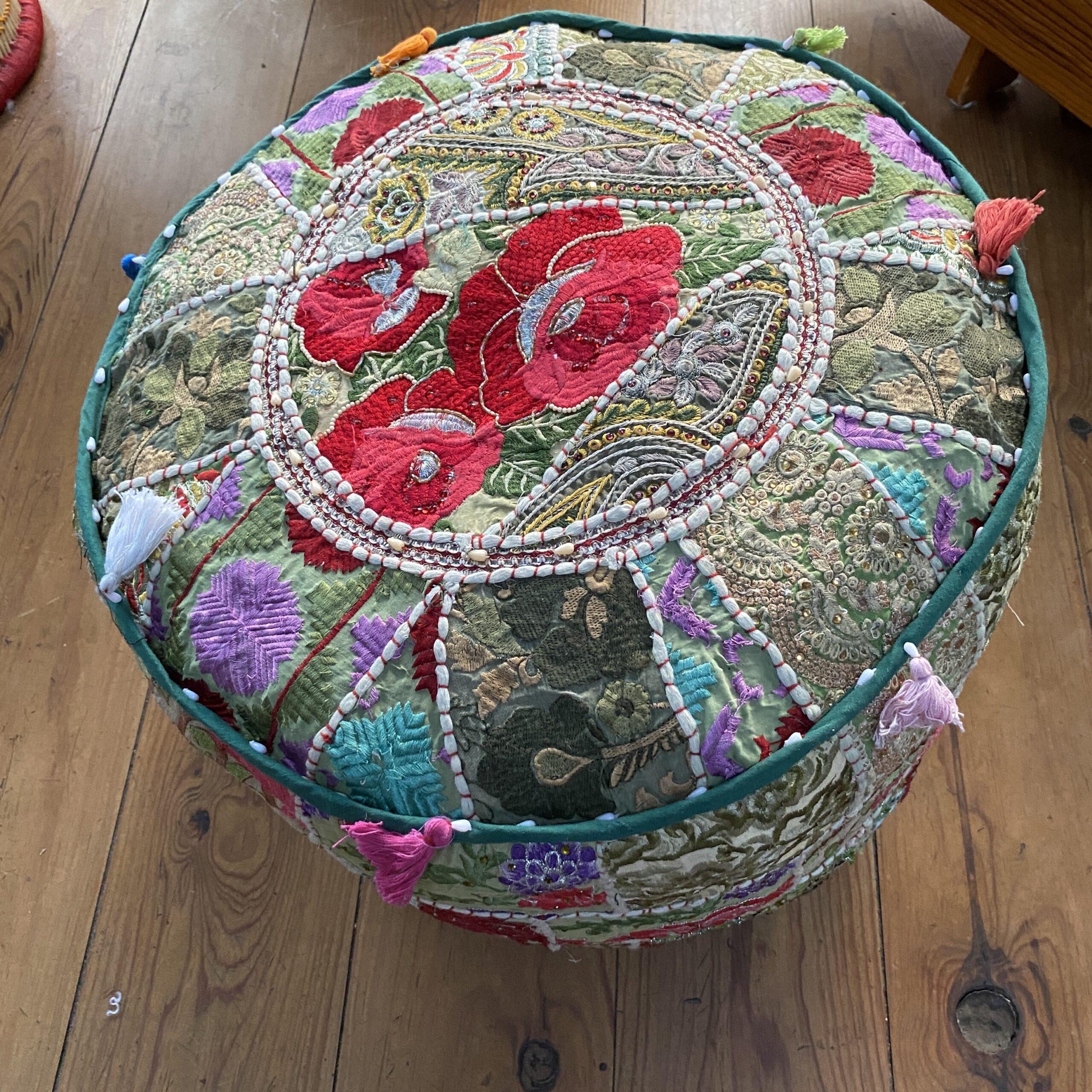 pouf vert 1