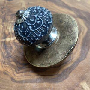 boutons de porte ceramique grand gris fonce 3