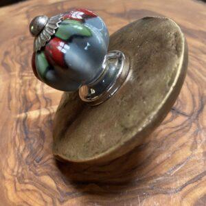 boutons de porte ceramique petit bleu rouge vert 3