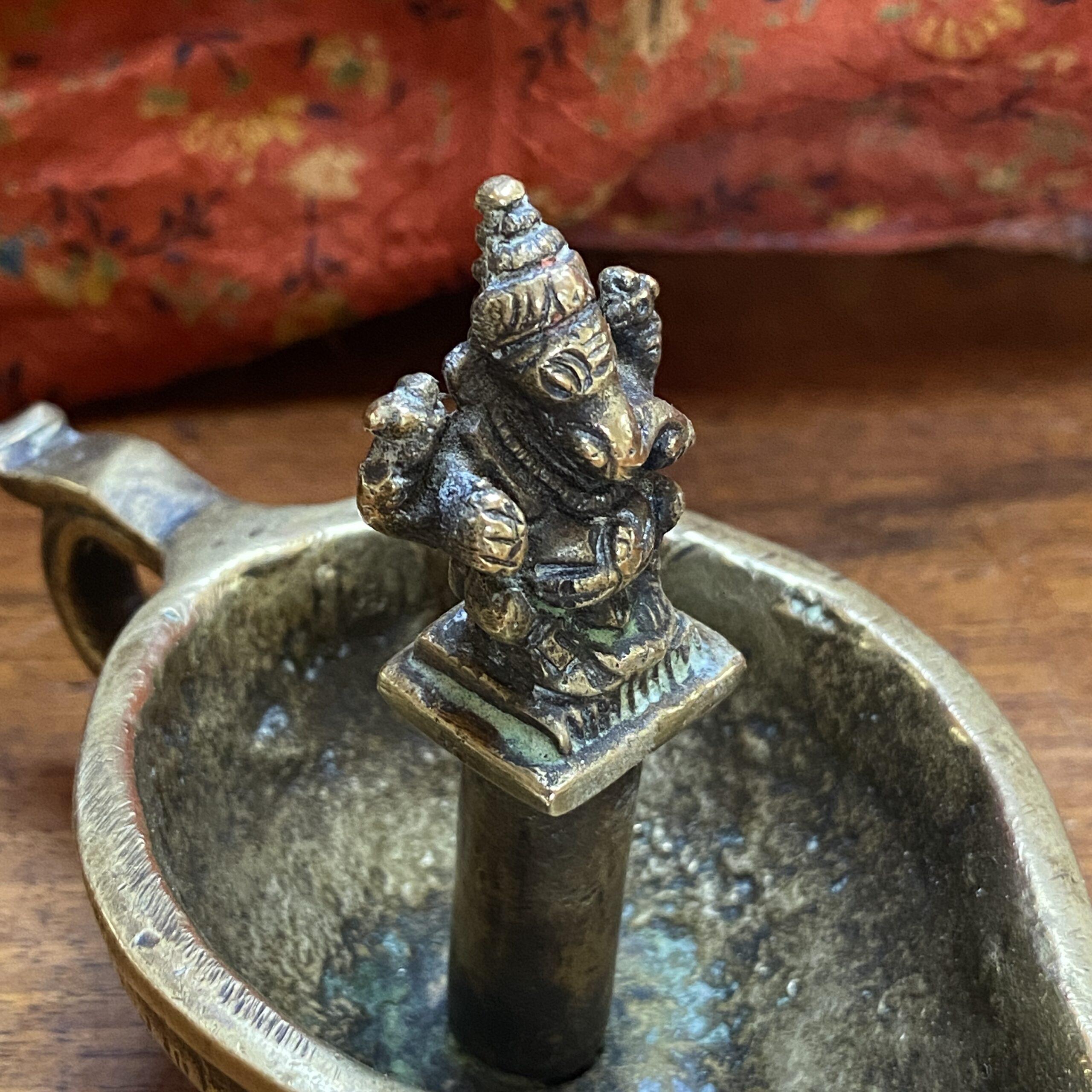lampe à huile ganesh 16