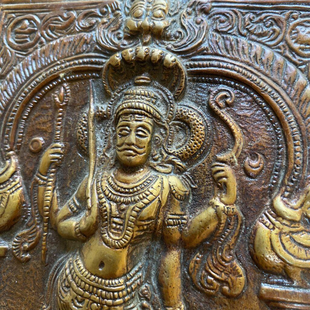 plaque laiton bhairav 2