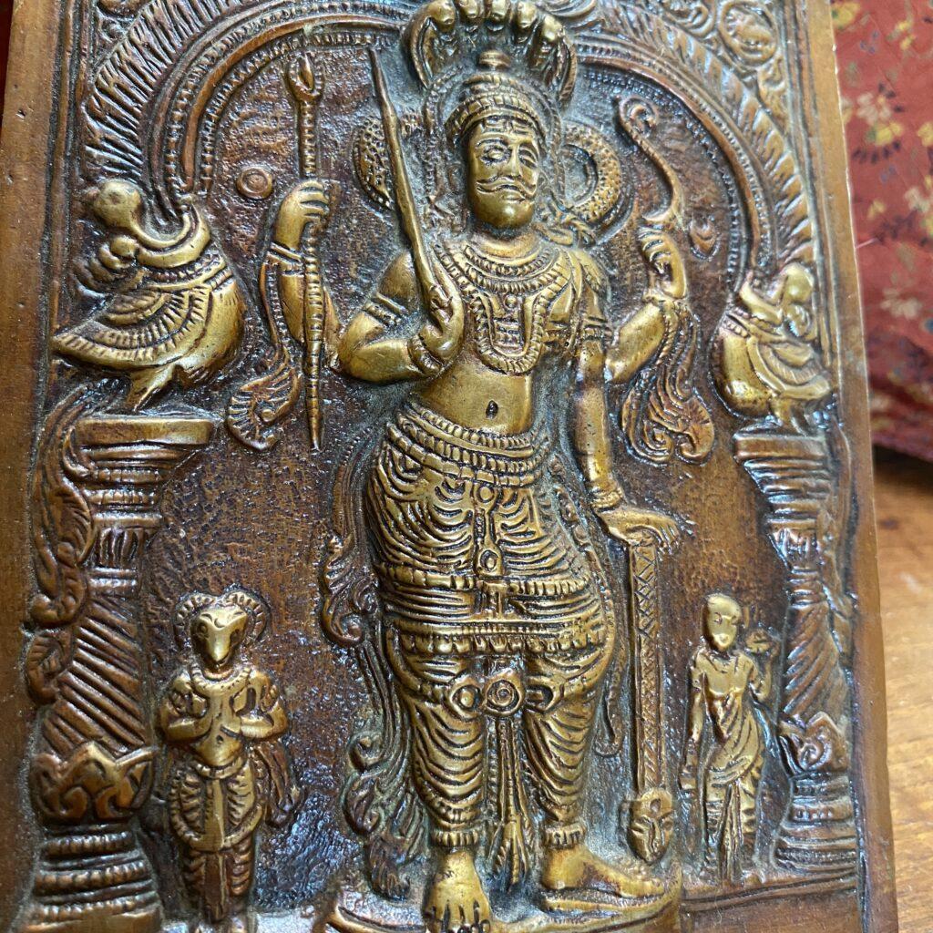 plaque laiton bhairav 3