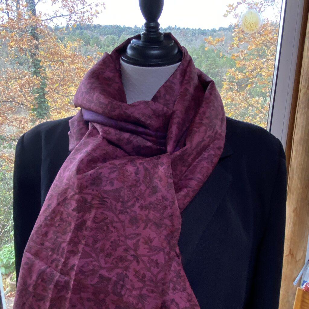 etole pareo soie fushia rose 6