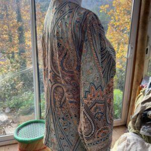 petit gilet polysilk vert et orange 3