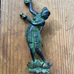 poignée laiton apsara sur lotus 1