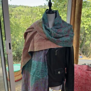 etole khanta bleu, fushia et rose poudre vert anis 1