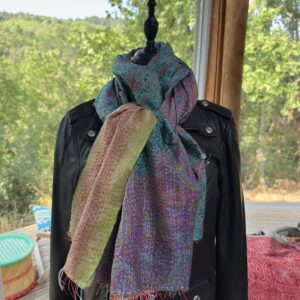 etole khanta bleu, fushia et rose poudre vert anis 6
