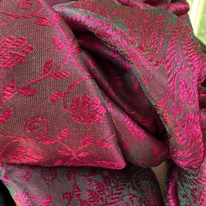 etole soie katan vert fushia 4