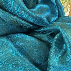 etole soie katan vert turquoise 4