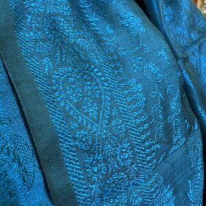 etole soie katan vert turquoise 6