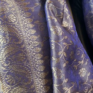etole soie katan violet beige 6